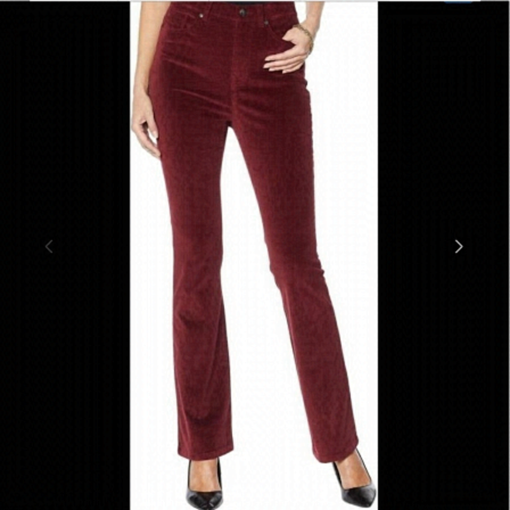 Velvet Jeans Burgundy color size 6 P